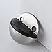 KES Stainless Steel Safety Door Stop Metal Door Holder Doorstop Contemporary Style Heavy Duty Brushed Finish 5 Pack, HDS201-2-P5