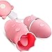 Sucking Pleasure 7 Frequency Double Head Silent USB Cable Rechargeable Dual Motor Waterproof Búllet Vibrating Vǐbrǎtǒr Relieve Stress is Simple and Convenient Vibartion Suction