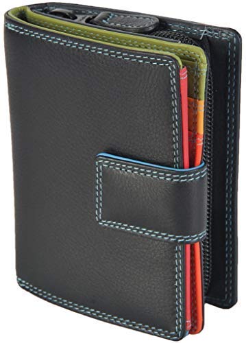 Golunski Graffiti Black Tropical Soft Leather Small Womens Purse Wallet 7-142