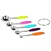Kaptron Tools Spoons - Stainless Steel Measuring Spoons Cups Set 8 pcs, Multiple Sizes, Multicolor