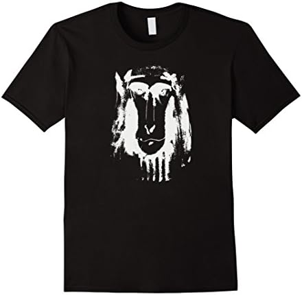 Mens Bonobo Tshirt - Wild Ink Jungle Monkey Artwork Tee 2XL Black