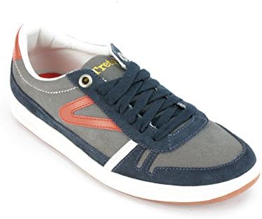 Tretorn Men's Rodlera Sneaker, Gunmetal/Orange, 7 M US