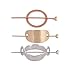 Joyci 3Pcs Fashion Women's Hair Pin Hair Fork Slide Tuck Hair Clip Accessory (C)