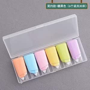 6 Unids/caja Cinta de Corrección Kawaii Cute Cartoon ...