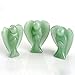 Jovivi 4pcs Pocket Guardian Angel Wings, Rose Quartz, Tiger Eye, Aventurine, Opalite, Rock Crystal Healing Angel Figurines 1.6 inch