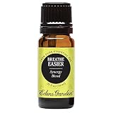 Breathe Easier Synergy Blend Essential Oil by Edens Garden (Peppermint, Rosemary, Lemon & Eucalyptus)- 10 ml