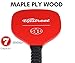 Upstreet Wood Pickleball Paddle Set | Pickleball Set or Pickleball Rackets Include Sling Bag, Ideal Indoor and Outdoor Pickle Ball Paddles for Men, Paddle Ball or Pickleball Paddles Set of 4 (Red)