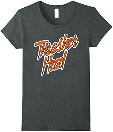 Womens Thrasher Head T-shirt Medium Dark Heather