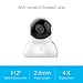 YI Dome Camera Pan/Tilt/Zoom Wireless IP Indoor Security Surveillance System 720p HD Night Vision, Motion Tracker, Auto-Cruise, Remote Monitor with iOS