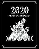 2020 Monthly and Weekly Planner: Witchcraft US Moon Phases Herbal Witch by Radiant Tomes