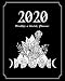 2020 Monthly and Weekly Planner: Witchcraft US Moon Phases Herbal Witch by Radiant Tomes