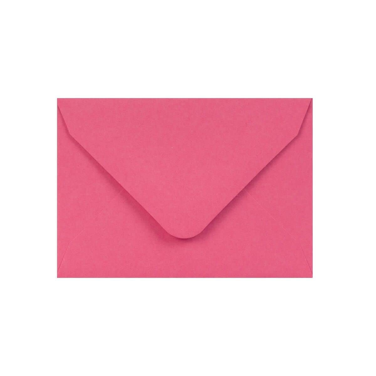 indigo® Festive Coloured Cards and Gummed Envelopes (Pack of 20) (C6 (114 X 162mm), Flamingo Pink)