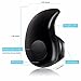 QZTELECTRONIC S530 Universal Mini Wireless in-Ear Earphone with Bluetooth 4.0 Stereo for iPhone Samsung (Black)