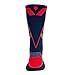 Swiftwick - VISION TEAM EIGHT, Tall Crew Socks for Cycling, Navy Red, Medium