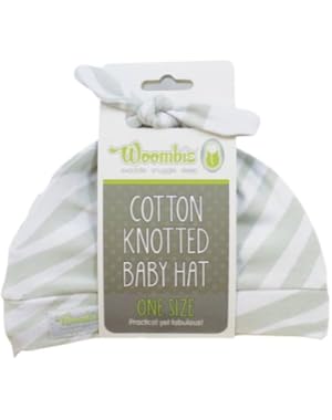 Cotton Knotted Beanie Baby Hat ~ Size 0-6 Months (Zebra)