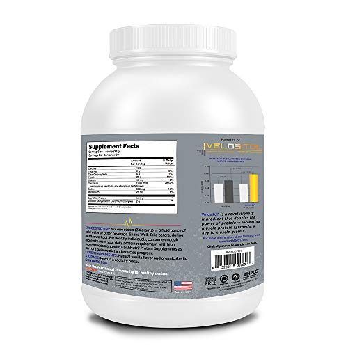 EarthNutri Egg White Protein Vanilla with Velositol, BCAAs, and