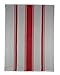 COTTON CRAFT - 4 Pack Wrinkle Resistant Superior Finish - Pure Cotton - Twill Stripe - Kitchen Towels 20x28 - Red - Easy Care Machine Wash