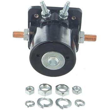 Amazon.com: Starter Solenoid Replacement For Johnson, OMC ... wiring a winch on a 48 volt golf cart 