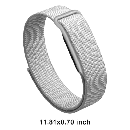 Band for Google Fitbit Air Adjustable Woven Nylon Band Compatible with Fitbit Air Screenless Fitness Tracker, Breathable Hook & Cycle Sport Wrist Strap, Quick Dry Replacement Nylon Watch Band for Work