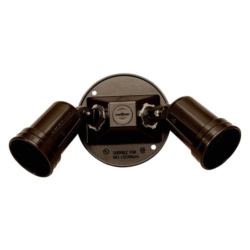 Sigma Engineered Solutions Weatherproof 14782BR Round Cover and Two Lamp Holder Kit, Bronze