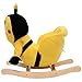Qaba Kids Plush Rocking Horse-Style Bumble Bee Theme Chair