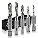 NEIKO 11402A Stubby Drill Bit Set for Metal, 5 Piece | 1/4 Inch Quick Change Hex Shank | M2 HSS Steel primary