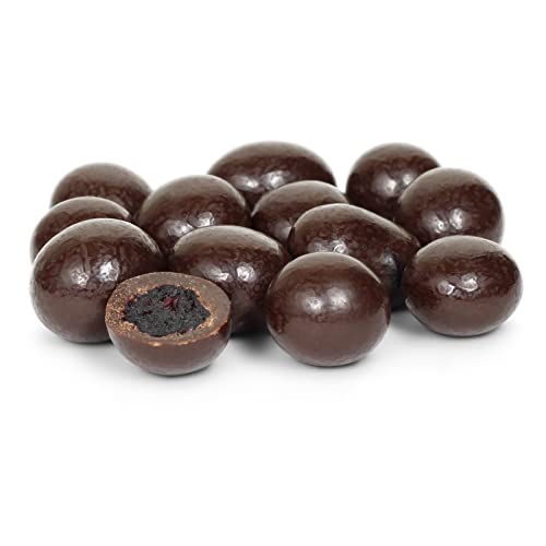 Gourmet Dark Chocolate Blueberries by It’s Delish, 1 LB Bag Dark