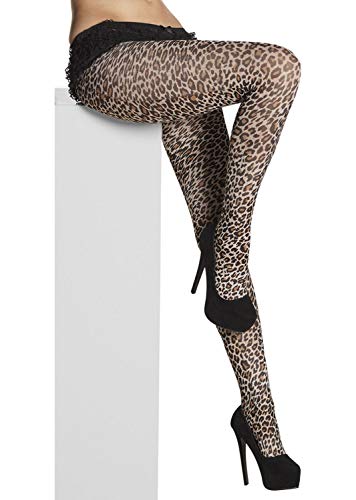 41odATYcAFL Boland Medias de Leopardo, Color, Talla única (BOL02242) Boland Medias de Leopardo, Color, Talla única (BOL02242)