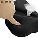 VickMall Exercise Bike Gel Seat Cushion, Large Soft Durable Bicycle Seat Cover Cushion Fits for Cruiser and Stationary Bikes Indoor Cycling, Come with Free Waterproof Dustproof Cover
