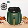Elegant-Life-45-L-Air-Fryer-Oil-Free-7-in-1-with-Recipes-Cookbook-1400W-LCD-Touchscreen-Air-Oven-Cooker-Oil-Free-Hot-Cooker-BPAPFOA-Free Elegant Life 4.5 L Air Fryer Oil Free 7 in 1 with Recipes Cookbook, 1400W LCD Touchscreen Air Oven Cooker, Oil Free Hot Cooker, BPA&PFOA Free