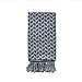 Explore Land Cotton Shemagh Keffiyeh Tactical Desert Scarf Neck Head Wrap with Tassel for Men Women (Gray-1, one size)