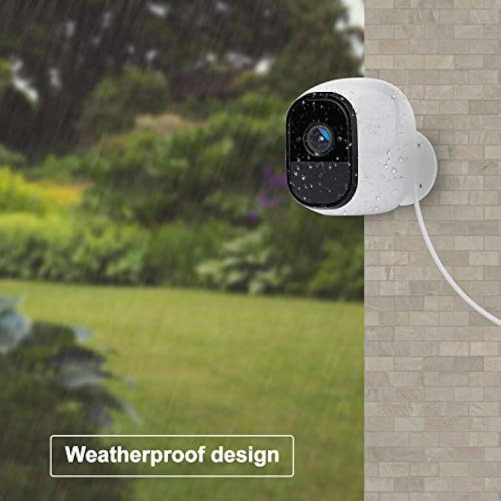 Arlo Charger With 25Ft/7.5m Weatherproof USB Cable, Continuously