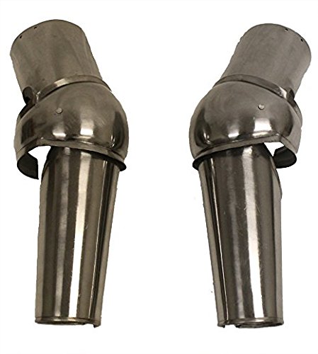 Medieval Full Length Steel Arm Guard: Knight Costume