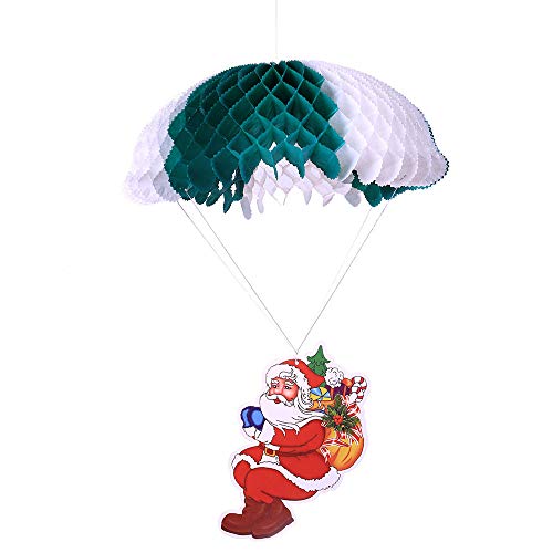 Alimao Clearance sale Christmas Hanging Santa Claus Snowman Parachute Pendant Decor Ornaments Gift
