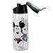 Jerry Leigh Disney Mickey and Minnie Mouse Acrylic Flip Top Water Bottle, Clear