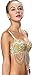 Seawhisper Gold Belly Dance Bra Mermaid Costume Top 32B-34A-34B