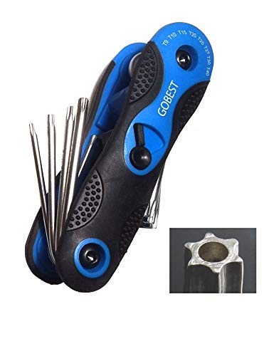 GOBEST torx tamperproof Security Folding Key Set 8 pcs (GB-0038)