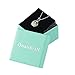OnairMall 925 Silver Necklace Platinum Plated Cat Eye Gemstone Pendant Necklace Best Gift