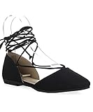Room Of Fashion New Ankle Strap Pointy Toe D'orsay Fashion Flats