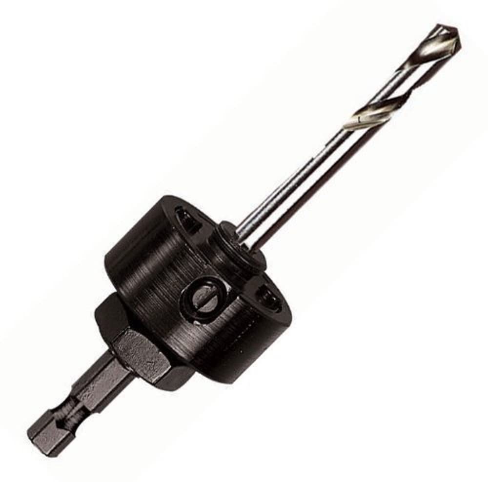 Starrett Holesaw Arbor - 32-210mm Hex Shank Locking Arbor with Carbide Tipped Pilot Drill - XA17-38