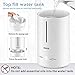 ONSON 2019 Humidifier, 4.5L Ultrasonic Cool Mist Humidifier for Bedroom Baby Home, Large Room Vaporizer Humidifying Unit with Whisper-Quiet, Auto Shut-Off, 24h Air Humidifying(White)