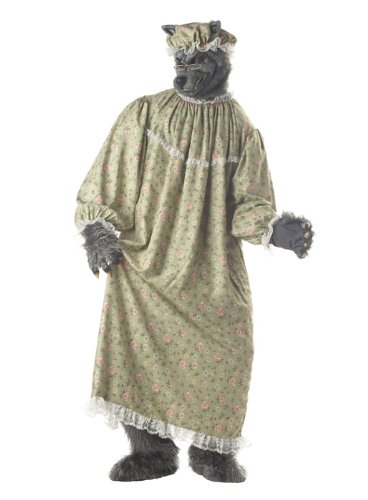 California Costumes Men's Wolf Granny Costume