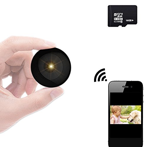 YANX Mini Camera Hidden Baby Monitor Wireless Camera HD IP Home Security Cam With Night Vision (black new)