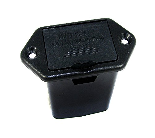 2pc. 9-volt battery Tray - Externally Accessible Panel Mount