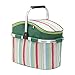 AILELAN Picnic Basket, 26L Large Size Insulated Picnic Basket - BBQ Meat Drinks Cooler Bag - Folding Collapsible Cooler Basket for Family Vacations Parties Outdoor Travel, Keep Food Cold Storage