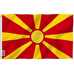 ANLEY Fly Breeze 3x5 Feet Macedonia flag - Vivid