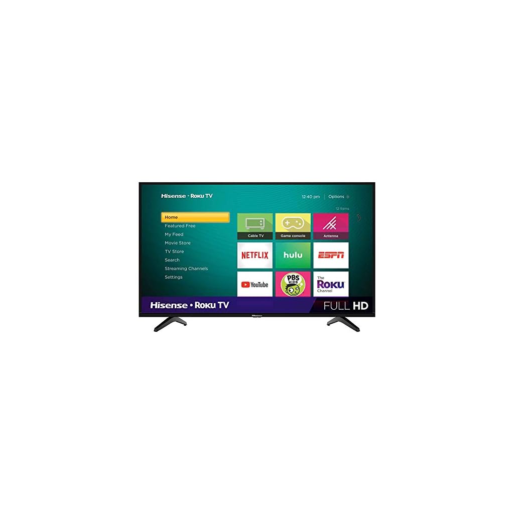 Hisense 40H4F 40-Inch LED Roku Smart TV 2020