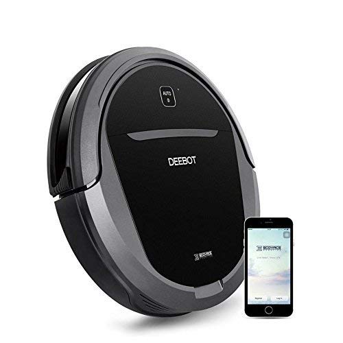 ECOVACS DEEBOT M81Pro Robotic Vacuum Cleaner with Strong Suction, for Pet Hair, Low-pile Carpet, Bare Floors, Wifi Connected, Compatible with Alexa (Certified Refurbished)