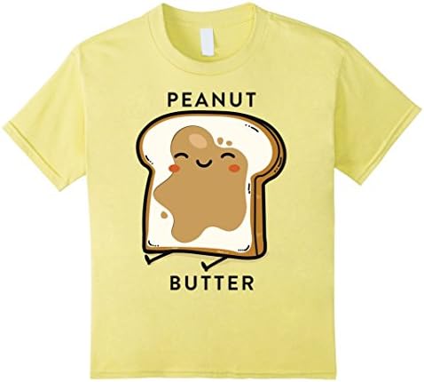 unisex-child Peanut Butter Jelly 2 Matching BFF Best Friend T Shirts Tees 4 Lemon