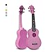 Soprano Ukulele Hawaiian Guitar Musical Instrument with Nylon Strings for Students Beginners Kids Students, FUYXAN 21 Inch Ukulele Toy for Kids Starter Uke for Gift, Pink